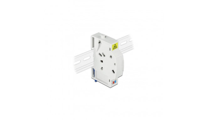 Delock Optical Fiber Connection Box for DIN Rail 2 x SC Simplex or LC Duplex