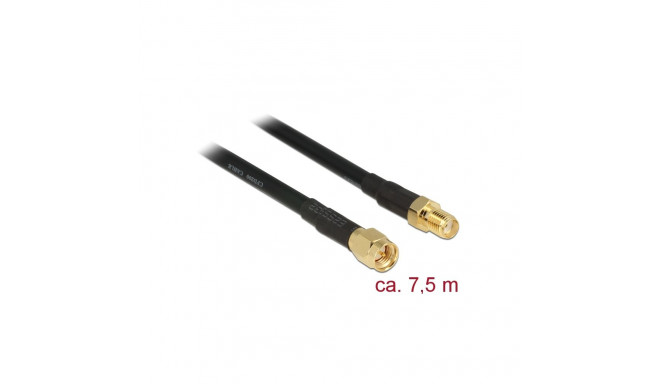 SMA pikenduskaabel 7.5m CFD/RF200 Low loss
