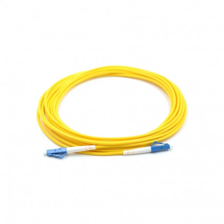 Enhanced LC - LC G.652D YELLOW LSZH 1F 2.0mm SPX 1M