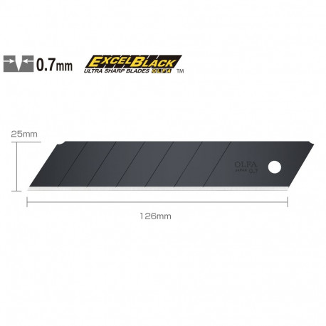 Tagavaraterad HBB-5B, eriti terav, pakis 5tk (25mm)