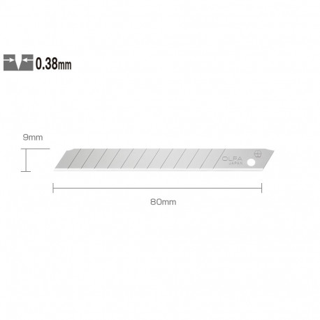 OLFA AB-50 Knife Blades, 50pcs (9mm)
