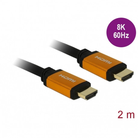 Delock Ultra High Speed HDMI Cable 48 Gbps 8K 60 Hz 2 m