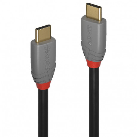 1.5m USB 3.1 Type C Cable, 5A PD, Anthra Line