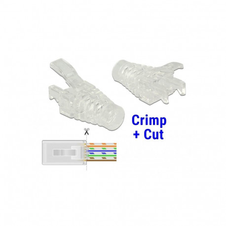 Murdumiskaitse RJ45 pistikule  -läbipaistev lukusti kattega 5.0-6.5mm