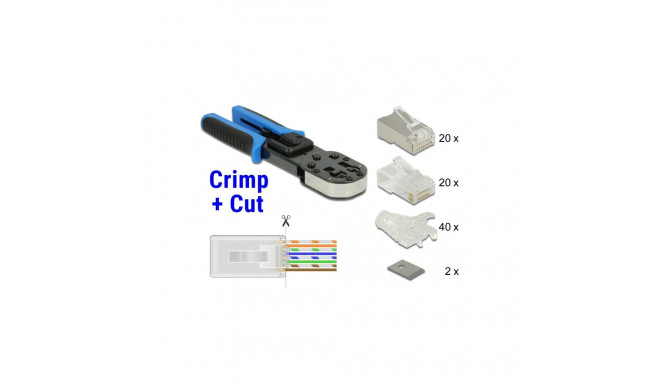 Delock RJ45 Crimp+Cut Toolkit