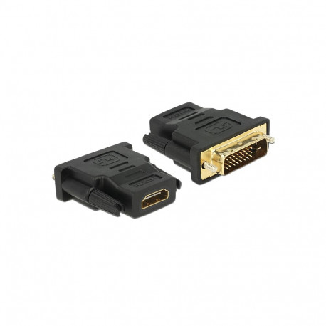 Delock Adapter DVI 24+1 pin male > HDMI female