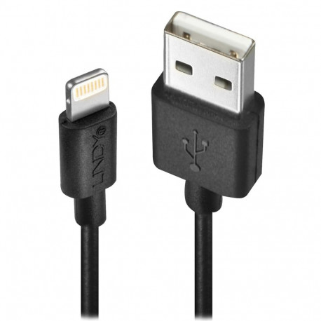 2m USB to Lightning Cable, Black