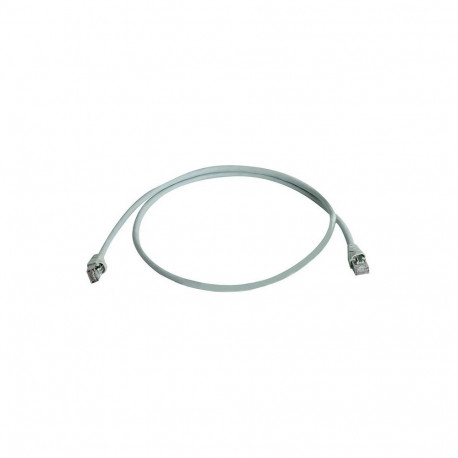 Patch cord S/FTP Cat6a (ISO/IEC), 7.5m MP8 FS500, LSZH, grey, 1:1