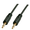 3.5mm kaabel 1.0m, must, PREMIUM