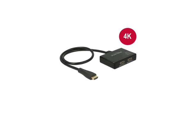 HDMI splitter, 1 sisse/ 2 välja, USB toide, 4K30Hz