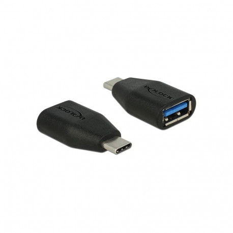 Üleminek USB-C (M) - USB 3.1 A (F), must (Gen2-10Gb)