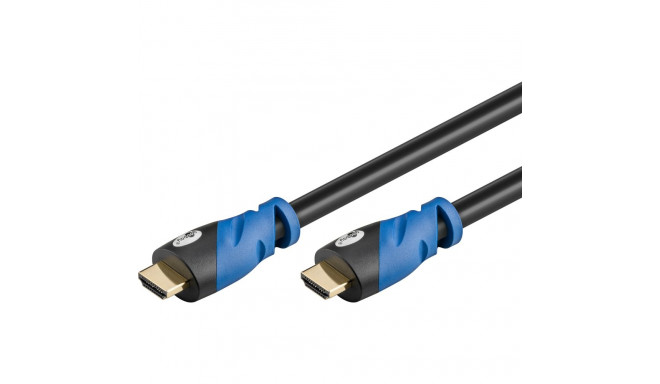HDMI kaabel 2.0m + Ethernet, 4K 3840x2160p@60Hz, Premium High Speed