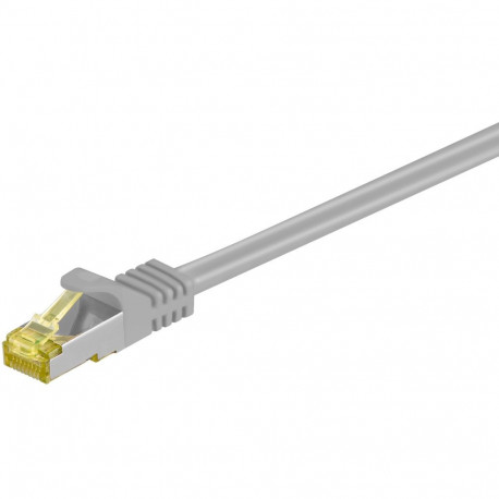 Võrgukaabel CAT6A S/FTP 0.5m, hall, 500 MHz, PiMF, LSZH, CU, CAT 7 kaablist