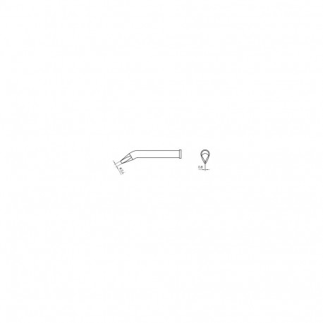 XT BX SOLDERING TIP CHISEL 2.4X0.8MM