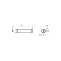 XT CSL SOLDERING TIP CHISEL 3.2X0.45MM
