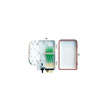 IP Rated Wall Box White IP65 Indoor/Outdoor 4 Port (SCS) UNLOADED