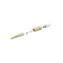 SC Multimode Simplex Connector 2mm Bellcore Boot - Colour Beige