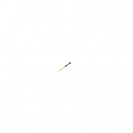 FO pistik singlemode LC/APC simplex 2mm roheline