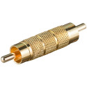 Adapter RCA (M) - (M), kullatud