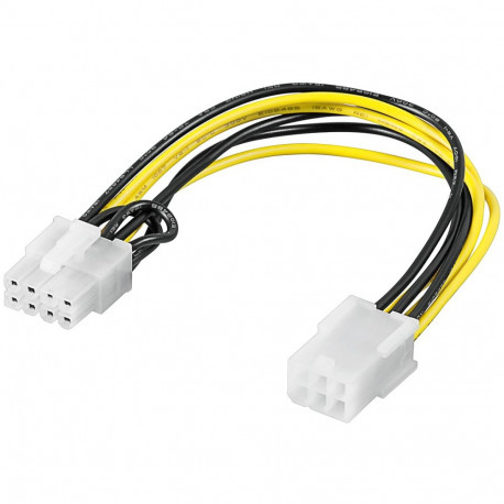 PCI Express 6 pin > PCI Express 8 pin cable, 21cm