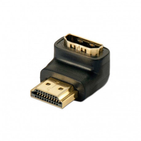 Adapter HDMI (F) - (M) 90° paremale nurgaga, alla