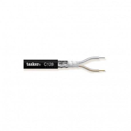 BALANCED LOW CAPACITY MICR. CABLE 2x0.35 BLACK