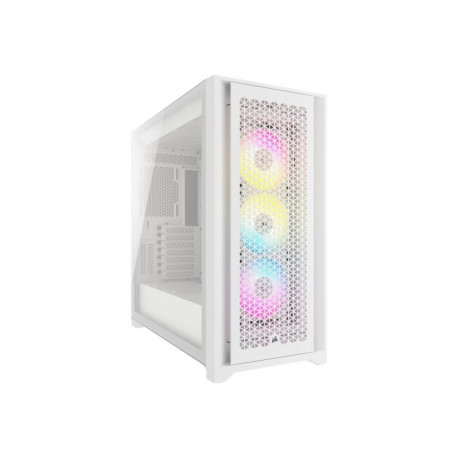 Corsair iCUE 5000D RGB Airflow kesktorn tõeline valge