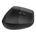 Logitech Lift vertikaalne ergonoomiline hiir vasakukäeline optiline 6 nupuga juhtmevaba Bluetooth 2,