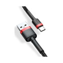 USB Cable - Baseus 2m USB A To C Black/red