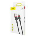 USB Cable - Baseus 2m USB A To C Black/red