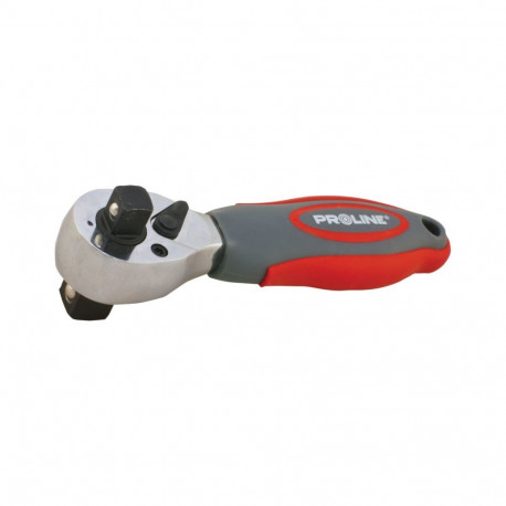 Grzechotka 1/2*3/8" l=135 przeł.klawisz,ręk. dwuskł. proline