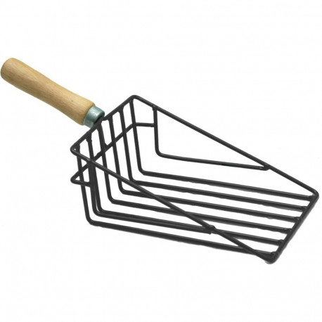 Szufelka do warzyw szer.150mm z trzonkiem drewnianym