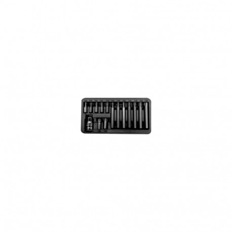 10745 Końcówki, bity, 3/8 cala Torx Security T20-T55, L=30/75mm,15 elementów