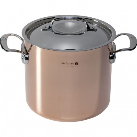 De Buyer kastrul Prima Matera Copper/Steel Extra High 20cm