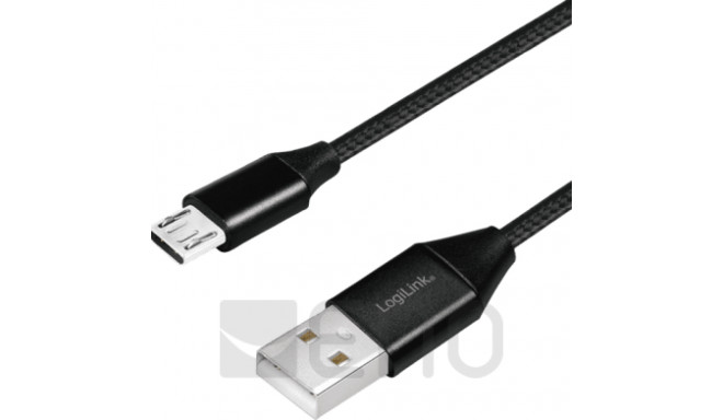 LogiLink USB 2.0-Kabel USB/Micro-USB 30cm