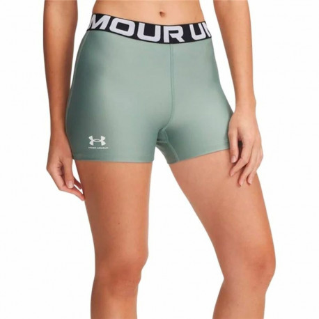 Sport leggings for Women Under Armour Hg Shorty Blue Green