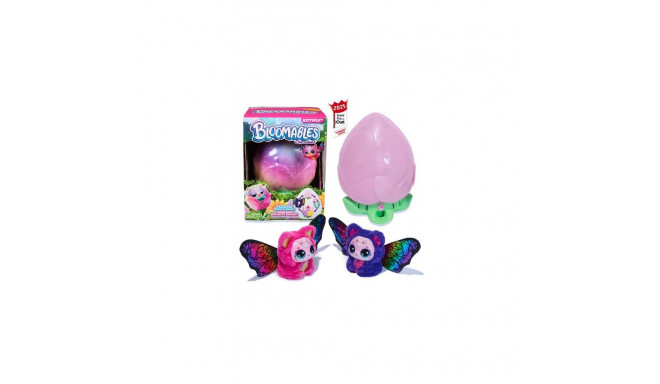 Bloomables by Hatchimals, Kittyfly Surprise Interactive Toy &amp; Flower with Repeatable Reveal 