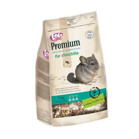 LoLo Pets Premium complete food for chinchillas 750g