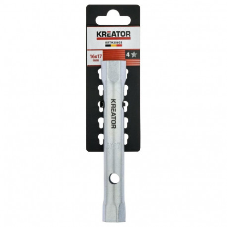 Tubular Spanner 16x17mm KREATOR KRTH30603 150 mm
