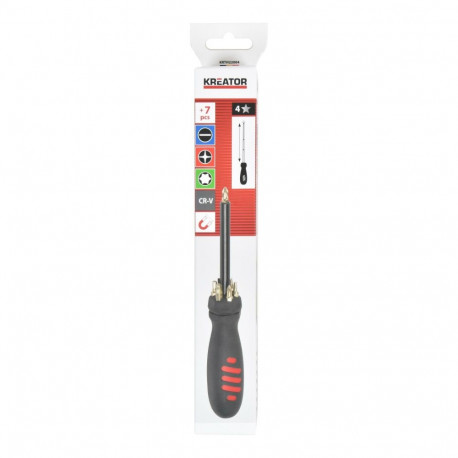 Magnetic Pick Up Screwdriver Telescopic KREATOR KRTH22004, Length: 210 mm, Shaft Length: 85 mm