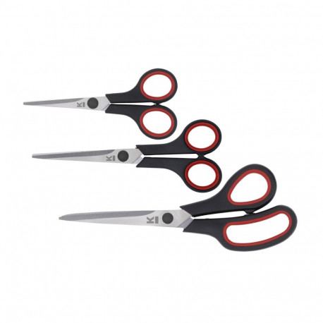 Kreator käärid komplekt KRTH00405, 3 tk, 140mm, 170mm, 215mm, roostevaba teras, plastikust käepideme