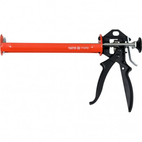 Yato Caulking Gun YT-6753, 300ml, 225mm, aluminum handle, steel plate, dense masses