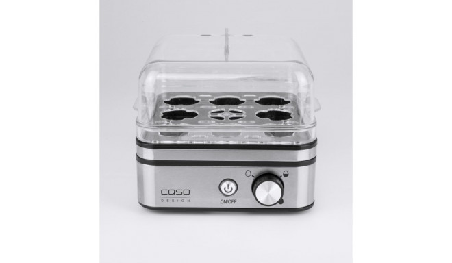 Caso E9 munakeetja 8 muna 400 W roostevaba teras läbipaistev