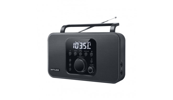 Muse M-091R must raadio AUX sisend äratusfunktsioon 3700460206444