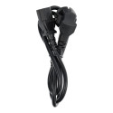 Power cable for computer PC / printer / monitor 230V 16A 1 m black