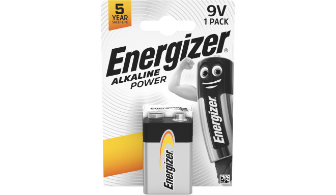 Energizer battery Alkaline Power 9V CHP1