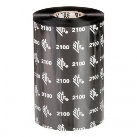 Zebra 2100 High-Performance Wax thermal ribbon 450 m Black