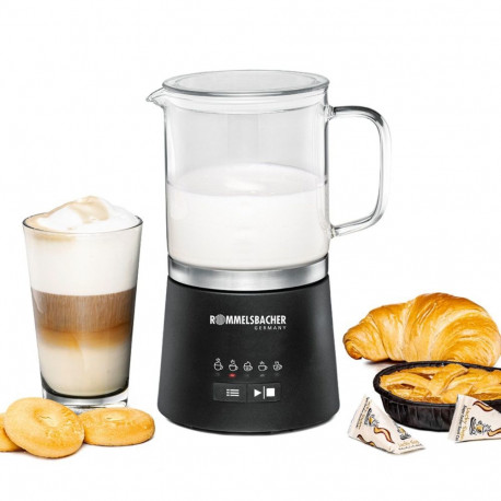 Rommelsbacher piimavahustaja MS 625 500ml roostevabast terasest, must