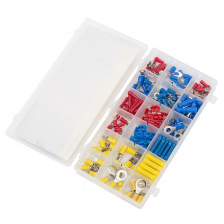 Crimping Connector Set 160 pcs KREATOR KRTH62402 20 mm Copper