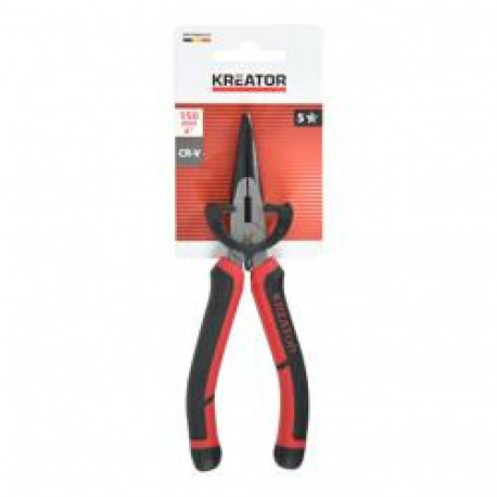 Pikad ninatangid 150mm KREATOR KRTH60101, 165mm, 55mm lõuad, 35mm töölaius, kroom vanaadium